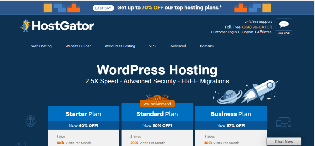 HostGator WordPress Hosting Provider