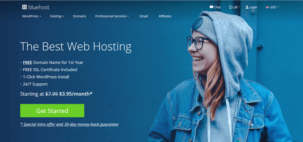Start a Blog with Bluehost