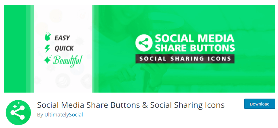Social Media Share Buttons and Icons plugin