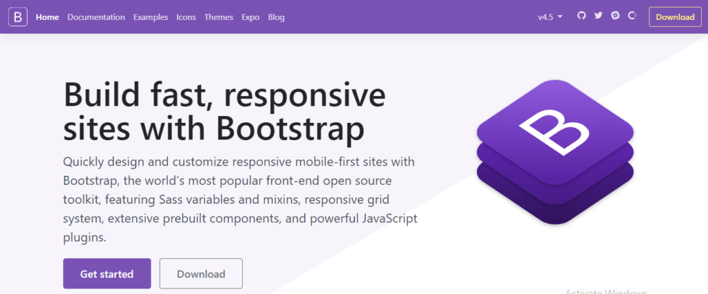 Bootstrap - Website design software