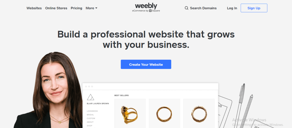 Weebly - Innovative web design software