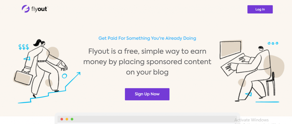 Flyout Homepage