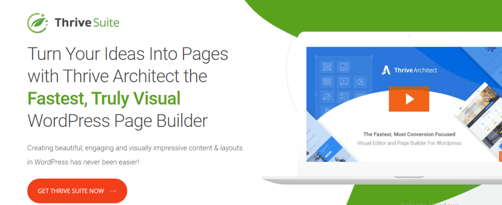 Thrive Architect Landing Page Builder