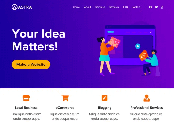Astra - Multipurpose WordPress Theme