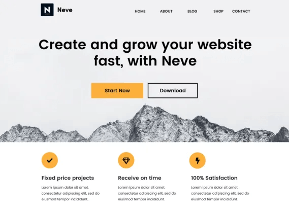 Neve - Free WordPress Theme