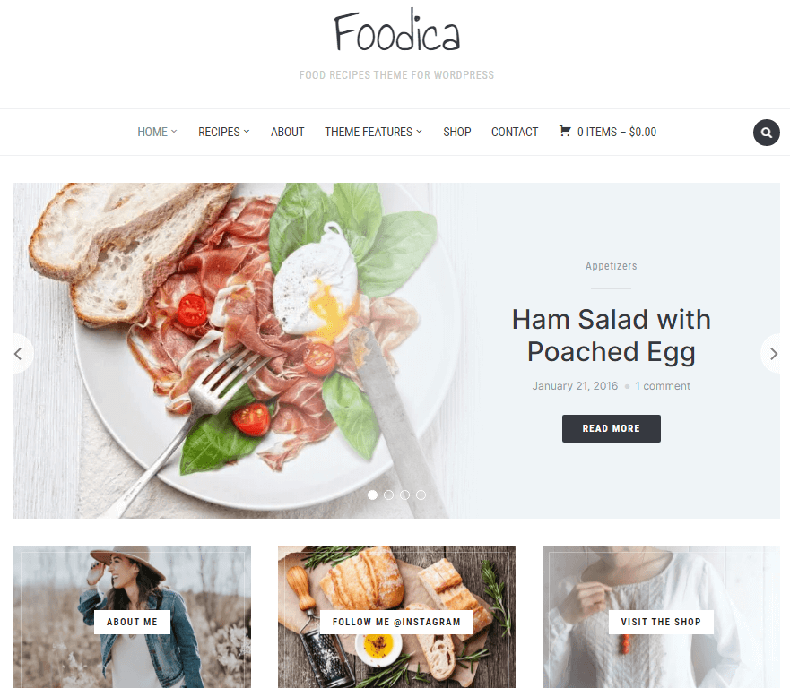 Foodica - WordPress Food Theme