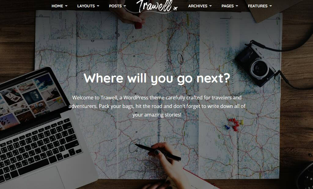 Trawell - Travel WordPress Theme